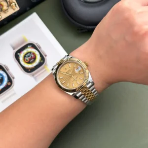 Alternative view of Rolex Datejust M126333-0022 “Motif” Two Tone Yellow 41mm – VIP Version