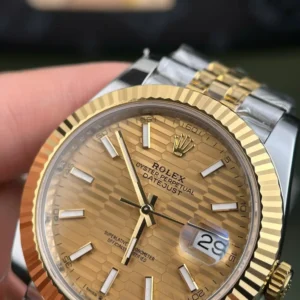 Rolex Datejust M126333-0022 “Motif” Two Tone Yellow 41mm – VIP Version - Görsel 6