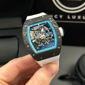 Alternative view of Richard Mille RM055 Asia Manual Winding Bubba Watson Carbon 42MM Blue – VIP Version