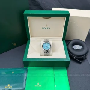 Alternative view of Rolex Land-Dweller M127236-000 36mm “ICE Blue” – VIP Version