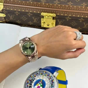 Rolex Day Date M228235-0025 40mm “Green Olive” – VIP Version - Görsel 5