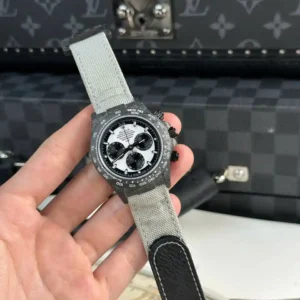 Alternative view of Rolex DIW Daytona Forged Carbon” Cream” 40mm – VIP Version