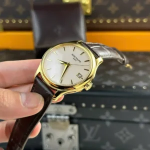 Patek Philippe Calatrava 5227J-001 Yellow Gold Date Sweep Seconds 39mm – VIP Version - Görsel 5