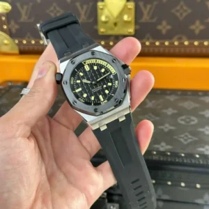 Alternative view of Audemars Piguet Royal Oak Offshore Diver 15720ST 42mm Black Dial – VIP Version