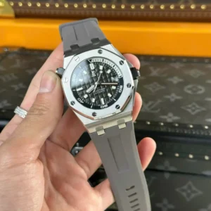 Alternative view of Audemars Piguet Royal Oak Offshore Diver 15720ST 42mm Grey Dial – VIP Version