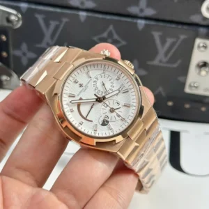 Alternative view of Vacheron Constantin Overseas Dual Time 47450 42mm White Dial  – VIP Version