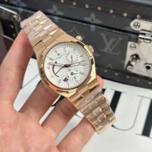 Vacheron Constantin Overseas Dual Time 47450 42mm White Dial  – VIP Version - Görsel 6