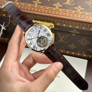 Alternative view of Cartier Drive de Cartier Flying Tourbillon W4100013 47mm – VIP Version