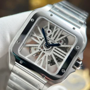 Cartier Santos Large Skeleton WHSA0015 39mm – VIP Version - Görsel 4