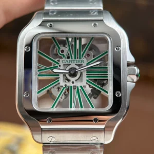 Cartier Santos Large Skeleton WHSA0028 39mm – VIP Version - Görsel 3