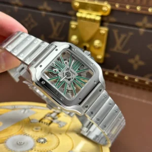 Cartier Santos Large Skeleton WHSA0028 39mm – VIP Version - Görsel 4