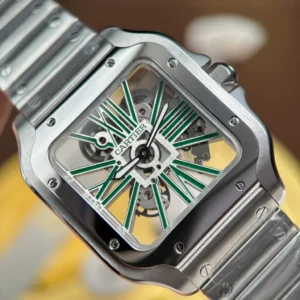 Cartier Santos Large Skeleton WHSA0028 39mm – VIP Version - Görsel 5