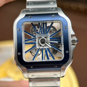 Cartier Santos Large Skeleton WHSA0026 39mm – VIP Version - Görsel 5