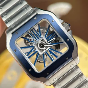Alternative view of Cartier Santos Large Skeleton WHSA0026 39mm – VIP Version