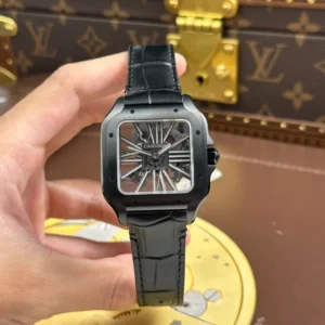 Alternative view of Cartier Santos Large Skeleton WHSA0009 39mm – VIP Version