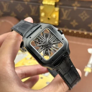 Cartier Santos Large Skeleton WHSA0009 39mm – VIP Version - Görsel 3