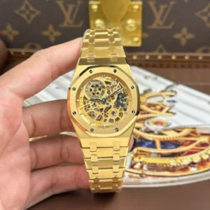 Alternative view of Audemars Piguet Royal Oak Jumbo Extra-thin Openworked 16204BA.OO.1240BA.01 39mm – VIP Version