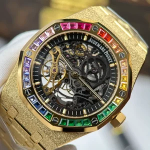 Audemars Piguet Royal Oak Frosted Gold Double Balance Wheel Openworked 15412Ba.Yg.1224Ba.01 41mm – VIP VERSION - Görsel 4