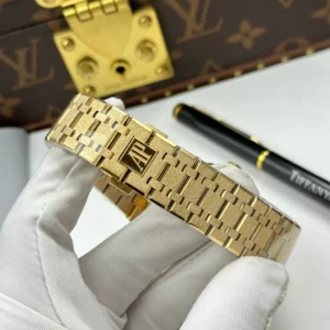 Audemars Piguet Royal Oak Frosted Gold Double Balance Wheel Openworked 15412Ba.Yg.1224Ba.01 41mm – VIP VERSION - Görsel 10