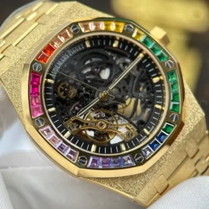 Audemars Piguet Royal Oak Frosted Gold Double Balance Wheel Openworked 15412Ba.Yg.1224Ba.01 41mm – VIP VERSION - Görsel 5