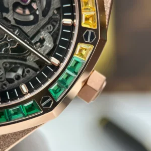 Audemars Piguet Royal Oak Frosted Gold Double Balance Wheel Openworked 15412OR.YG.1224OR.01-B 41mm – VIP VERSION - Görsel 6
