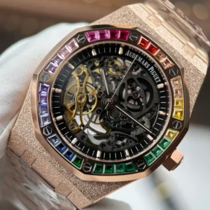 Audemars Piguet Royal Oak Frosted Gold Double Balance Wheel Openworked 15412OR.YG.1224OR.01-B 41mm – VIP VERSION - Görsel 4