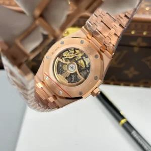 Audemars Piguet Royal Oak Frosted Gold Double Balance Wheel Openworked 15412OR.YG.1224OR.01-B 41mm – VIP VERSION - Görsel 8