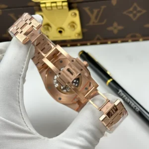 Audemars Piguet Royal Oak Frosted Gold Double Balance Wheel Openworked 15412OR.YG.1224OR.01-B 41mm – VIP VERSION - Görsel 9
