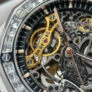 Audemars Piguet Royal Oak Frosted Gold Double Balance Wheel Openworked 41mm benzen Baugette – VIP VERSION - Görsel 4