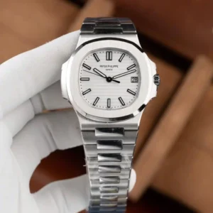 Alternative view of Patek Philippe Nautilus 5711/1A-011 40mm White Dial V3 Update 2026 – VIP Version
